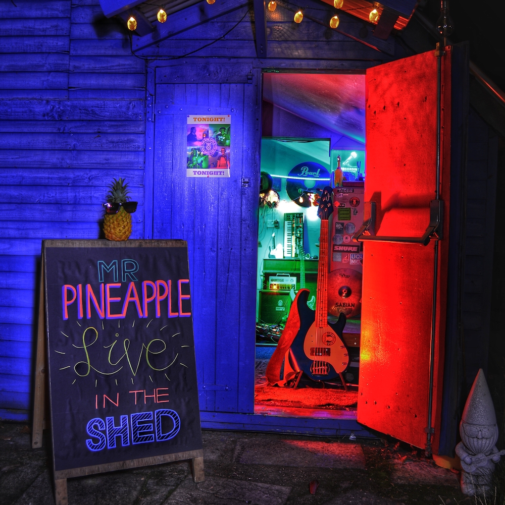 Mr Pineapple- Live In The Shed album art